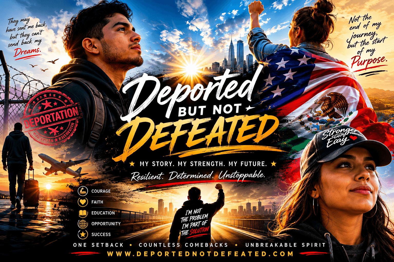 Deported But Not Defeated — My Story. My Strength. My Future.
